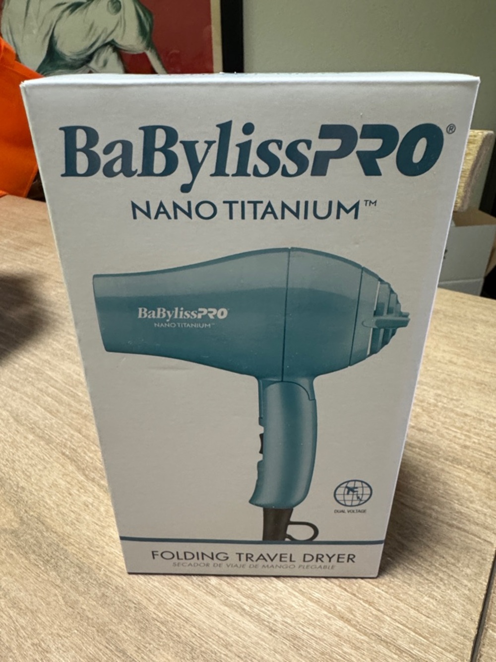 BaByliss Travel Hair Dryer - Light Blue NEW
